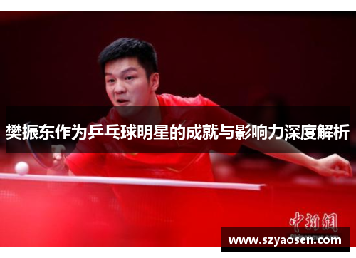 樊振东作为乒乓球明星的成就与影响力深度解析